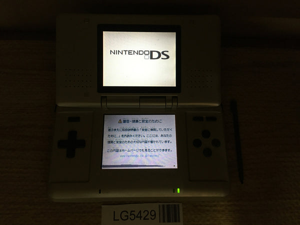 LG5429 Plz Read Item Condi Nintendo DS Platinum Silver Console Japan