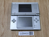 LG5433 Plz Read Item Condi Nintendo DS Lite Gross Silver Console Japan
