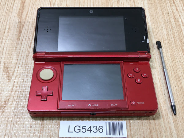 LG5436 Not Working Nintendo 3DS Flare Red Console Japan