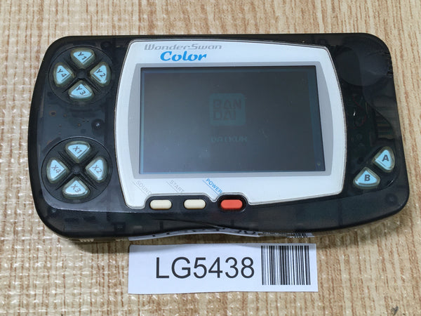 LG5438 PlzReadItemCondi Wonder Swan Color Crystal Black Bandai Console Japan