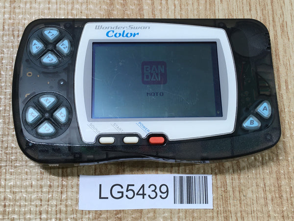 LG5439 PlzReadItemCondi Wonder Swan Color Crystal Black Bandai Console Japan