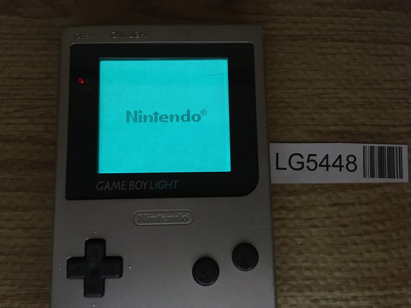 LG5448 With Defects - GameBoy Light Silver Game Boy Japan