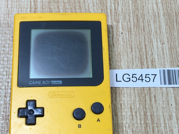 LG5457 With Defects - GameBoy Pocket Yellow Game Boy Console Japan