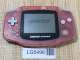 LG5498 With Defects - GameBoy Advance Milky Pink Game Boy Console Japan