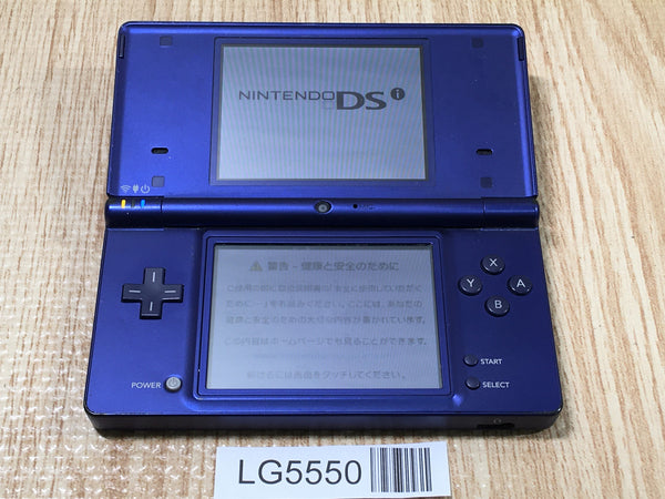 LG5550 With Defects - Nintendo DSi DS Metallic Blue Console Japan
