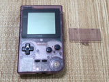 LG5559 Tested Working - GameBoy Pocket Clear Purple Game Boy Console Japan