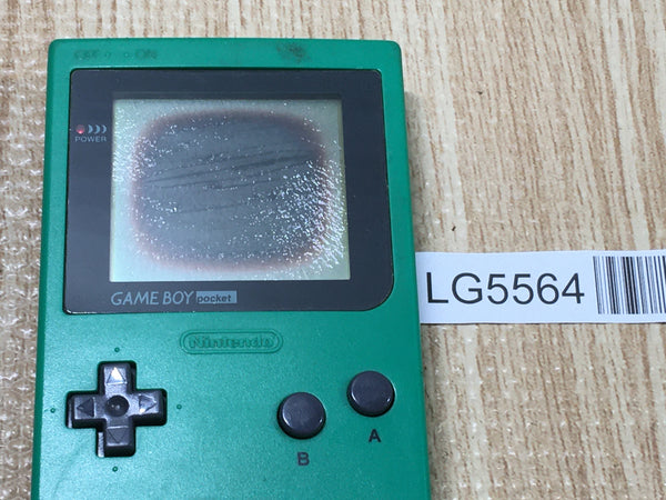 LG5564 With Defects - GameBoy Pocket Green Game Boy Console Japan
