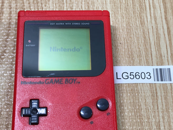 LG5603 With Defects - GameBoy Bros. Red Game Boy Console Japan