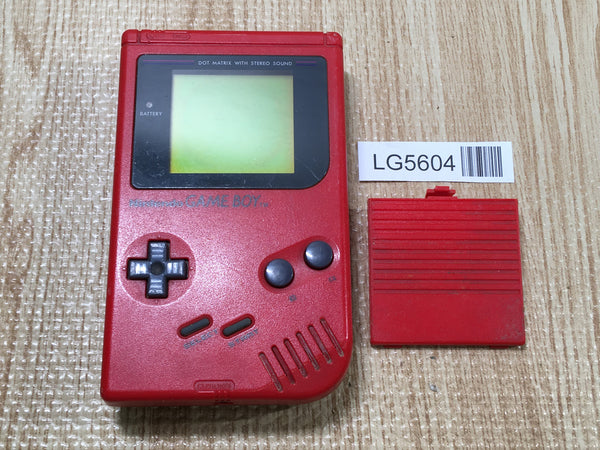 LG5604 Not Working - GameBoy Bros. Red Game Boy Console Japan