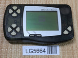 LG5664 With Defects - Wonder Swan Skeleton Black Bandai Console Japan