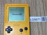 LG5671 With Defects - GameBoy Pocket Yellow Game Boy Console Japan
