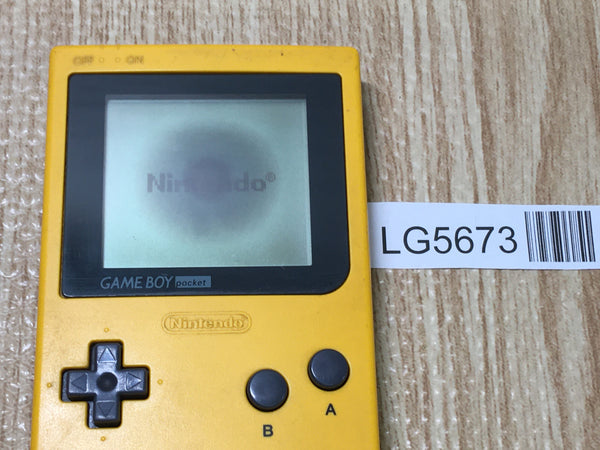 LG5673 With Defects - GameBoy Pocket Yellow Game Boy Console Japan