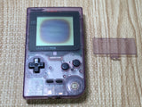 LG5679 With Defects - GameBoy Pocket Clear Purple Game Boy Console Japan