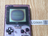 LG5685 With Defects - GameBoy Pocket Clear Purple Game Boy Console Japan
