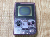 LG5685 With Defects - GameBoy Pocket Clear Purple Game Boy Console Japan