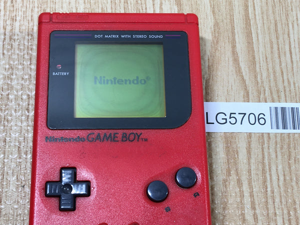 LG5706 With Defects - GameBoy Bros. Red Game Boy Console Japan