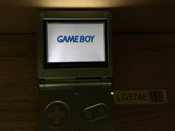LG5746 With Defects - GameBoy Advance SP Pearl Blue Game Boy Console Japan