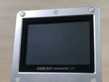 LG5748 Tested Working GameBoy Advance SP Platinum Silver Game Boy Console Japan
