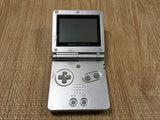 LG5748 Tested Working GameBoy Advance SP Platinum Silver Game Boy Console Japan