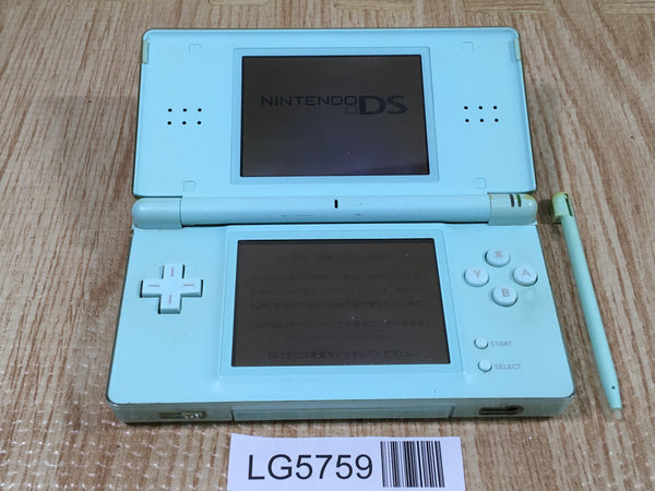 LG5759 With Defects - Nintendo DS Lite Ice Blue Console Japan