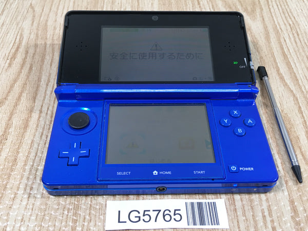 LG5765 With Defects - Nintendo 3DS Cobalt Blue Console Japan