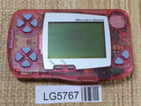 LG5767 With Defects - Wonder Swan Skeleton Pink Bandai Console Japan