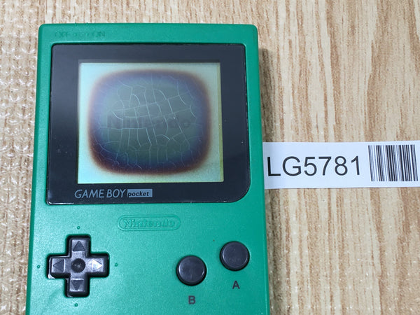 LG5781 With Defects - GameBoy Pocket Green Game Boy Console Japan