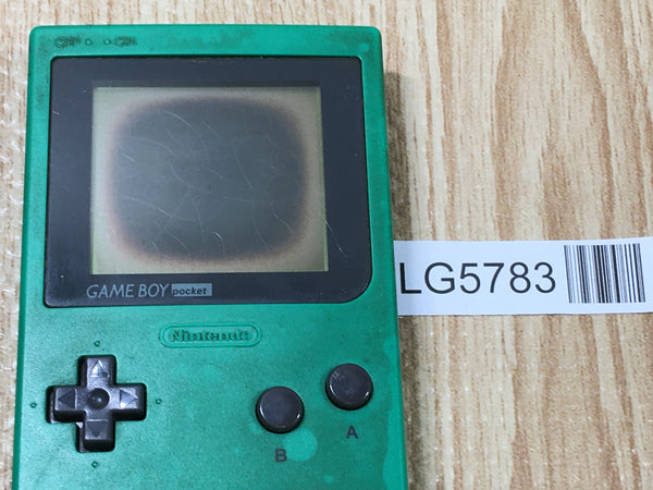 LG5783 With Defects - GameBoy Pocket Green Game Boy Console Japan
