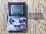 LG5791 With Defects - GameBoy Pocket Clear Purple Game Boy Console Japan
