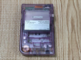 LG5792 With Defects - GameBoy Pocket Clear Purple Game Boy Console Japan