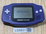 LG5831 With Defects - GameBoy Advance Violet Game Boy Console Japan