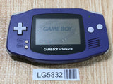 LG5832 With Defects - GameBoy Advance Violet Game Boy Console Japan