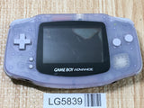 LG5839 With Defects - GameBoy Advance Milky Blue Game Boy Console Japan