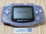 LG5843 With Defects - GameBoy Advance Milky Blue Game Boy Console Japan