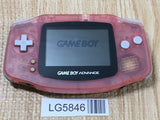 LG5846 With Defects - GameBoy Advance Milky Pink Game Boy Console Japan