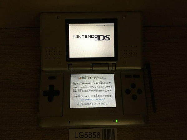 LG5856 With Defects - Nintendo DS Platinum Silver Console Japan