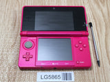 LG5865 Not Working - Nintendo 3DS Gross Pink Console Japan