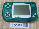LG5872 With Defects - Wonder Swan Skeleton Green Bandai Console Japan
