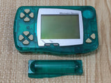 LG5872 With Defects - Wonder Swan Skeleton Green Bandai Console Japan