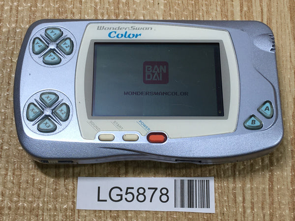 LG5878 Tested Working - Wonder Swan Color Pearl Blue Bandai Console Japan