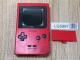 LG5887 Not Working - GameBoy Pocket Red Game Boy Console Japan
