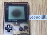 LG5890 With Defects - GameBoy Pocket Clear Purple Game Boy Console Japan