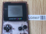 LG5907 With Defects - GameBoy Color Clear Purple Game Boy Console Japan