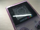 LG5909 Not Working - GameBoy Color Clear Purple Game Boy Console Japan