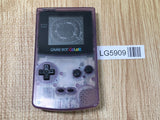 LG5909 Not Working - GameBoy Color Clear Purple Game Boy Console Japan