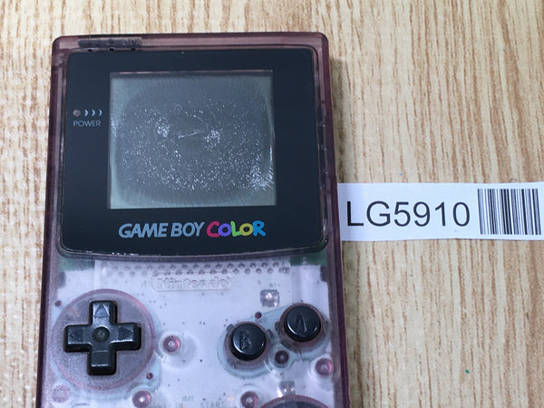 LG5910 With Defects - GameBoy Color Clear Purple Game Boy Console Japan