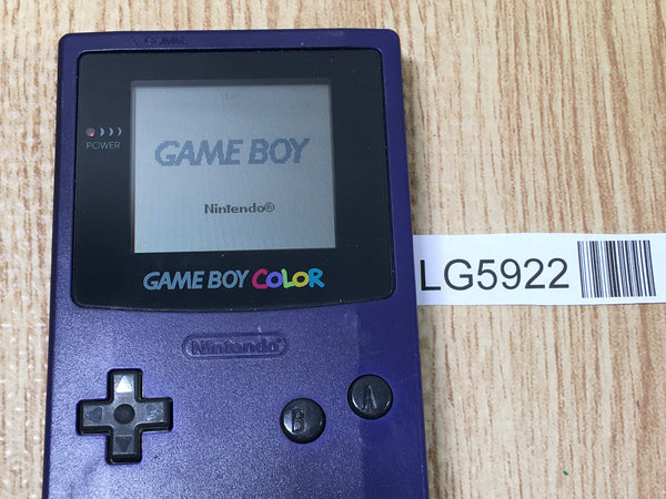 LG5922 Tested Working - GameBoy Color Purple Game Boy Console Japan