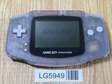 LG5949 With Defects - GameBoy Advance Milky Blue Game Boy Console Japan