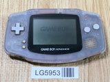 LG5953 With Defects - GameBoy Advance Milky Blue Game Boy Console Japan