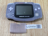 LG5958 Not Working - GameBoy Advance Milky Blue Game Boy Console Japan